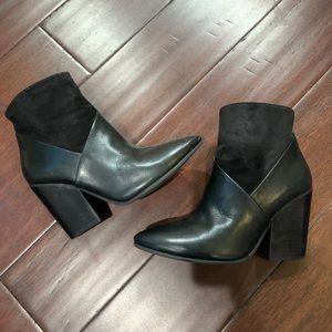 Black Vince Camuto booties